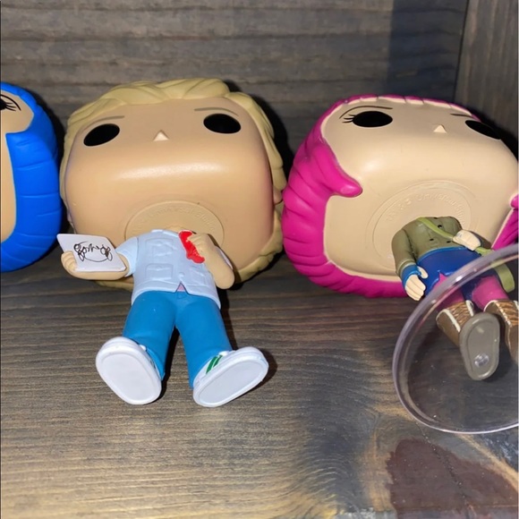 Funko pop Scott pilgrim lot of 3 vinyl figurines.